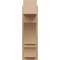 Ekena Millwork 7 1/2-in W x 14-in D x 26-in H Balboa Block Rough Cedar Woodgrain TimberThane Outlooker, Primed Tan OUTUR075X14X26BOA44RCPR - alternate 2